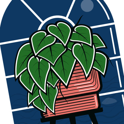 POTHOS HOUSEPLANT GICLÉE PRINT