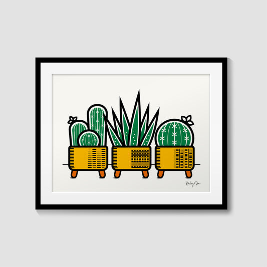 CACTI TRIO GICLÉE PRINT