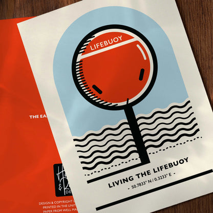 "LIVING THE LIFEBUOY" GREETINGS CARD